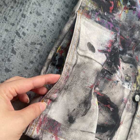 Acne Studios Painter Trompe L'Oeil Denim Jacket - Picture 4 of 9